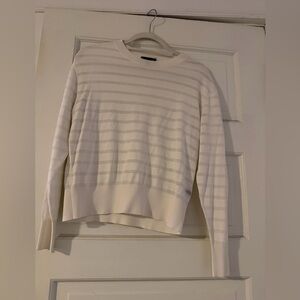 rag & bone Cream Striped Sweater